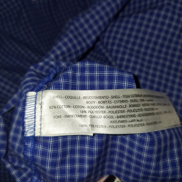 Ariat Pro Series Shirt Mens M Blue Plaid Button Up Rancher Western Rodeo - Picture 8 of 8